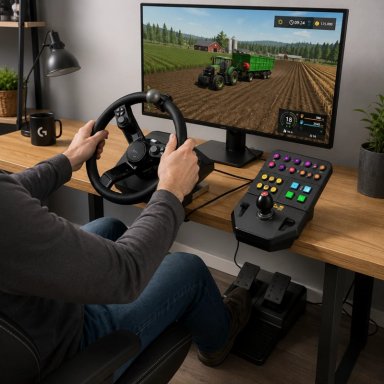 CONSOLA RETRO LOGITECH G SAITEK FARM SIM CONTROLLER - 3