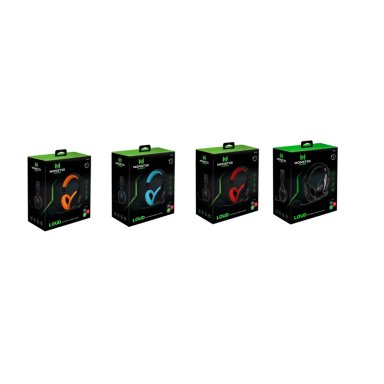 KIT 4 AUDIFONOS MONSTER GAMES LOUD 550 - 1