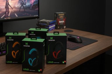 KIT 4 AUDIFONOS MONSTER GAMES LOUD 550 - 2