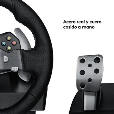 KIT VOLANTE G920 XBOX PC + PALANCA CAMBIOS NEGRO COM02 - 3