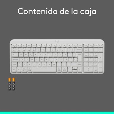 TECLADO LOGITECH K250 BLANCO (ESP) (920-013446) - 4