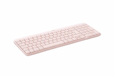 TECLADO LOGITECH K250 ROSA (ESP) - 3