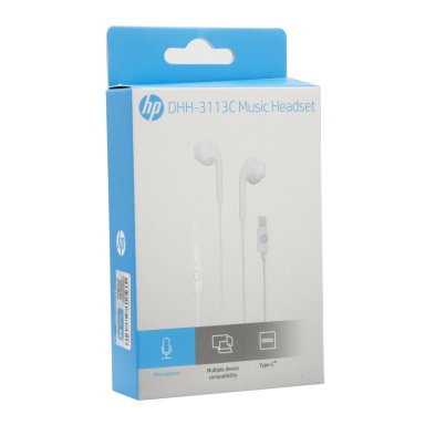 DHH-3113C-WT BLANCO AUDIFONO TYPE-C HP - 3