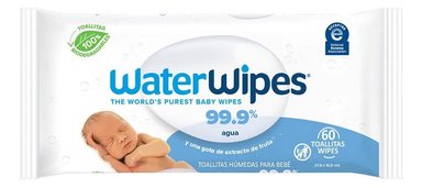 TOALLITAS HÚMEDAS WATERWIPES BIODEGRADABLES 3X60 UNS - 3
