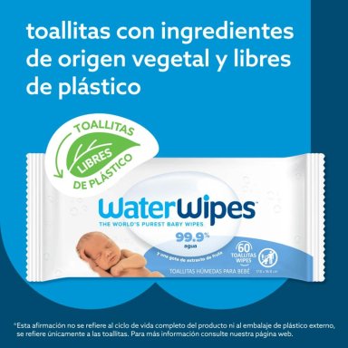 TOALLITAS HUMEDAS WATERWIPES - CAJA (12X60UNID) - 3