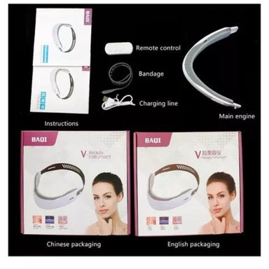MASAJEADOR INVENCIBLE ANTIPAPADA VIBRACIÓN EMS ADELGAZA FACIAL NB11 - 8