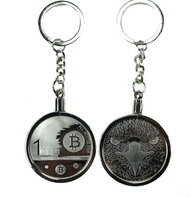 LLAVERO BITCOIN 1 CENT EXCLUSIVO ALTA CALIDAD DE LUJO. AJ21 - 2