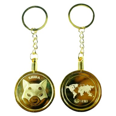 LLAVERO SHIBA GOLD EXCLUSIVO DE LUJO AJ96 - 2