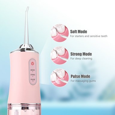 IRRIGADOR BUCAL INVENCIBLE DENTAL PORTATIL RECARGABLE USB AK95 - 5