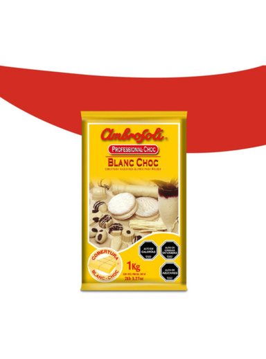 AMBROSOLI COBERTURA BLANC CHOC 1KG - 2