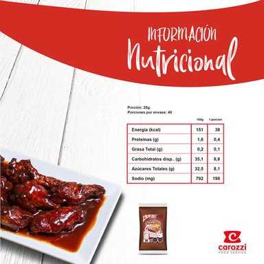 SALSA BARBECUE CAROZZI 1KG - 4