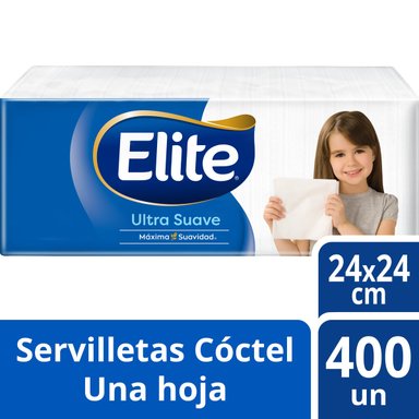 SERVILLETAS ELITE PACK COCKTAIL 400 UN - 1