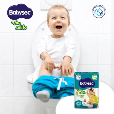 PAÑALES DE BEBE  BABYSEC VOY SOLITO 18 UN XG/XXG - 4