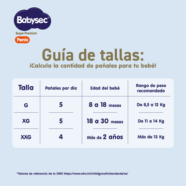 PAÑALES BABYSEC SUPER PREMIUM PANTS 48 UND XXG - 4
