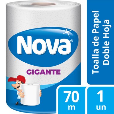 TOALLA DE PAPEL NOVA ULTRA GIGANTE 70M - 1