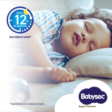 PAÑALES BEBE  BABYSEC SUPER PREMIUM CUIDADO TOTAL 54 UN XXG - 5