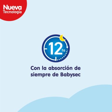 PAÑALES DE BEBE  BABYSEC SUPER PREMIUM CUIDADO TOTAL 54 UN XG - 9