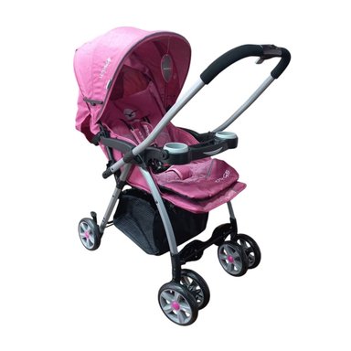 COCHE CUNA VOYAGE VG-710 750 ROSADO - 1