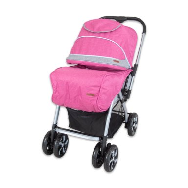 COCHE CUNA VOYAGE VG710 ROSADO - 2