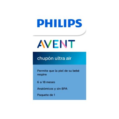 CHUPETE AVENT ULTRA AIR GLOBOS 6-18M ROSADO - 4