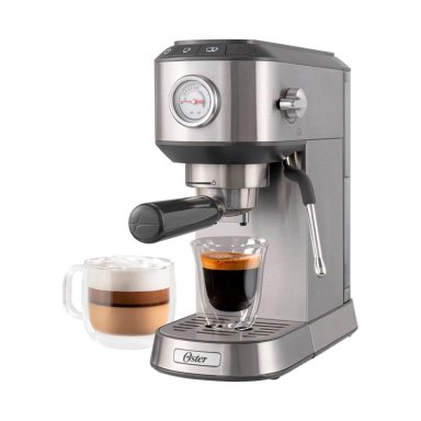 CAFETERA ESPRESSO COMPACTA OSTER BVSTEM7200 15BAR 1350W GRIS - 1