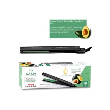 PLANCHA ALISADORA DE PELO GAMA ELEGANCE AVOCADO LED NEGRO - 4