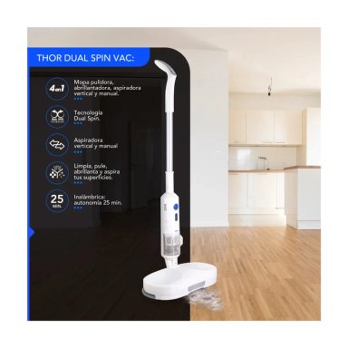 PULIDORA, MOPA Y ASPIRADORA THOR DUAL SPIN VAC - 3