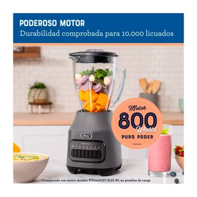 LICUADORA OSTER BLSTPEG-GPB VIDRIO 6 VEL + PULSO 800W GRIS - 4