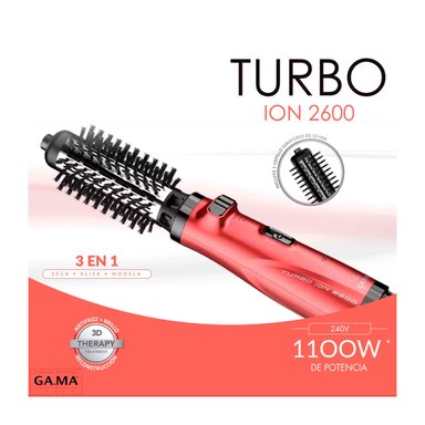 CEPILLO SECADOR GAMA TURBO 2600 3 EN 1 ION PLUS 1100W - 4