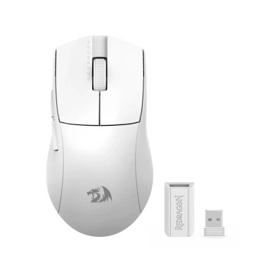 MOUSE GAMER INALAMBRICO REDRAGON KING M916 PRO 1000HZ BLANCO - 1
