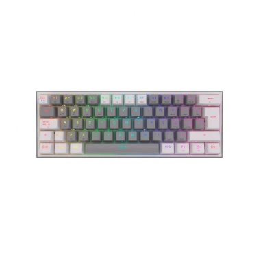 TECLADO INALAMBRICO REDRAGON FIZZ PRO K616-RGB GREY/WHITE - 1