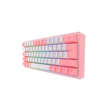 TECLADO INALAMBRICO REDRAGON FIZZ PRO K616-RGB PINK/WHITE - 3