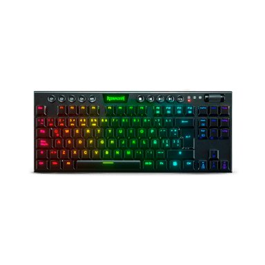 TECLADO GAMER REDRAGON HORUS TKL WIRELESS RGB ESPAÑOL RED SWITCH - 1