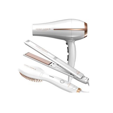 PACK GAMA SECADOR ELEGANCE + ALISADOR BORA + CEPILLO INNOVA COCO-ALM - 1