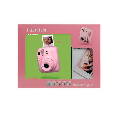 KIT CAMARA INSTANTANEA INSTAX MINI 12 PINK + FILM 10 - 3