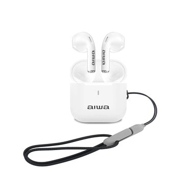 AUDIFONOS INALAMBRICOS AIWA TACTIL FUNCION TWS AW-TWSG100W EN COLOR BLANCO - 1