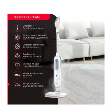 MOPA A VAPOR THORBEN ECO STEAM DESINFECTANTE - 2