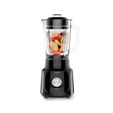 LICUADORA THORBEN MATT BLACK BLENDER 1.75L 600W 5 VEL - 1
