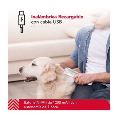 CORTAPELO MASCOTA THORBEN CORDLESS USB PET TRIMMER 4 EN 1 - 4