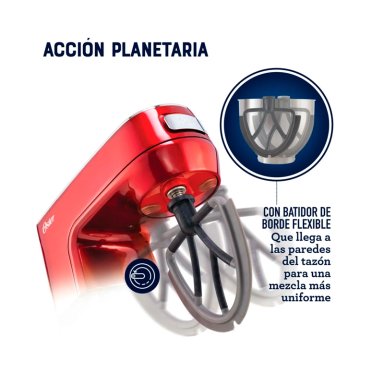 BATIDORA PLANETARIA OSTER FPSTSMPL3R 10 VELOCIDADES - 4