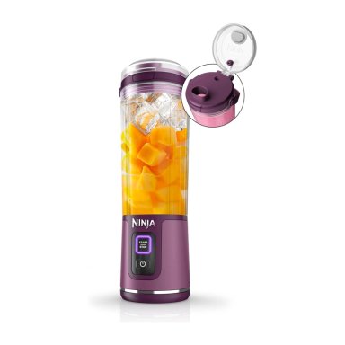 LICUADORA PORTATIL NINJA BC151 530ML MORADO USB - 1