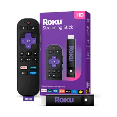 DISPOSITIVO DE STREAMING ROKU STICK HD 2025 NEGRO - 1