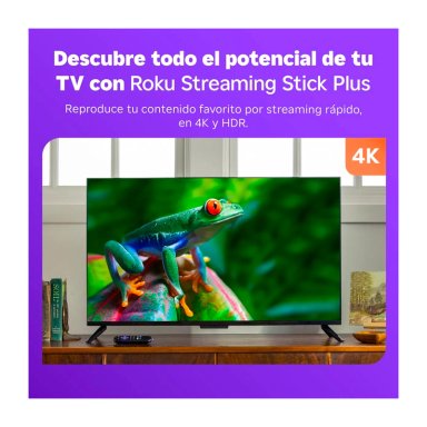 DISPOSITIVO DE STREAMING ROKU 4K-HDR 2025 NEGRO - 6
