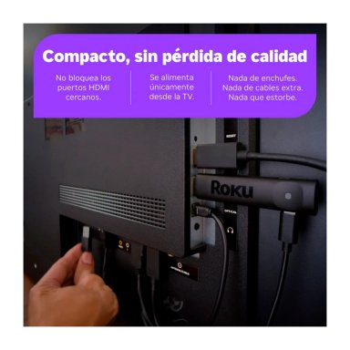 DISPOSITIVO DE STREAMING ROKU 4K-HDR 2025 NEGRO - 7