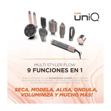 CEPILLO SECADOR GAMA MULTISTYLER UNIQ STYLER FLOW 9 EN 1 ULTRA ION - 4