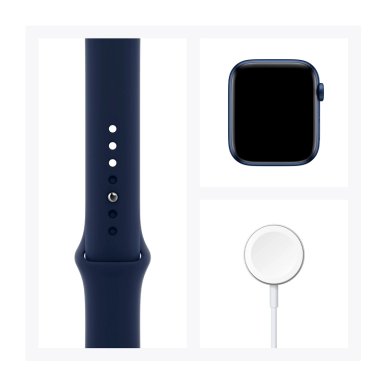 Reloj Apple Watch Series 6 40mm GPS + Wifi Blue Aluminum Case Deep Navy Sport Band - 5