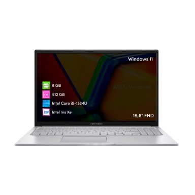 Notebook Asus Vivobook Core i5 8GB 512GB SSD 15.6 FHD W11 - 1