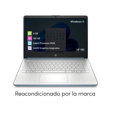 NOTEBOOK HP INTEL N150 4GB 128GB UFS 14' HD W11 AZUL LUNA - 2
