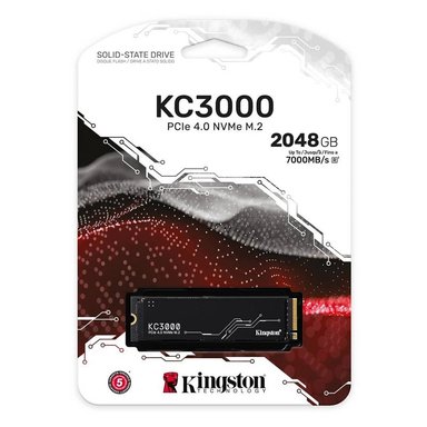 UNIDAD SSD KINGSTON KC3000 1TB M.2 NVME PCIE 4.0 HASTA 7.000 MB/S - 2