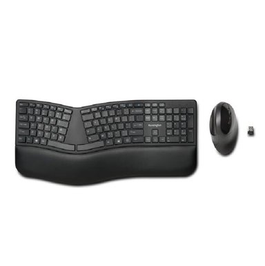 TECLADO Y MOUSE KENSINGTON PRO FIT ERGO INALAMBRICO BLUETOOTH NEGRO - 1